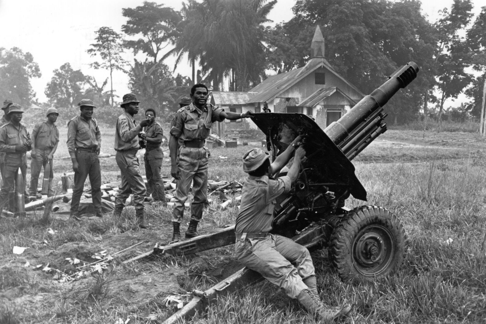 Archival image representing the Nigerian Civil War
